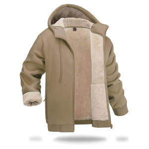 <b>Women's</b> Hooded Zip Up Fleece Jacket Warm <b>Winter</b> <b>Coat</b> Solid Color Casual Outwear - Product Image 1
