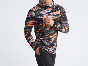 Sudadera con Capucha de Camuflaje al por Mayor, Serie para Exteriores, Impermeable UPF 50, Diseño de Secado Rápido de Spandex/Poliéster, Conjunto de Pesca de Larga Duración - Product Image 4