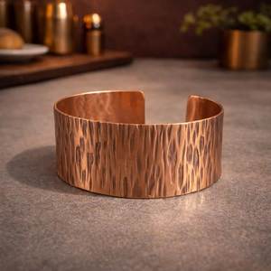 Handmade <b>Copper</b> Bracelet With Traditional Craftsmanship For Fashion Jewelry And Everyday Wrist Accessories - Product Image 6
