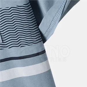 T-shirt décontracté pour homme de haute qualité, respirant, confort optimal, 100% coton, tissu en toile, fabriqué au Pakistan, best-seller - Product Image 5