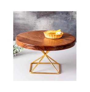 ขาตั้งเค้กโลหะและไม้,อุปกรณ์ทำเค้กขายส่งที่ยืนเค้กสำหรับตกแต่งบ้าน - Product Image 1