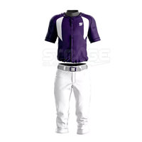 Uniforme de baseball haut de gamme avec matériau léger et respirant en polyester, couleurs personnalisées et coupe confortable, design écologique
