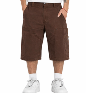 Shorts de travail en polyester robuste pour hommes |   Vêtements de travail respirants avec poches utilitaires |   Streetwear Fit OEM Logo personnalisé Double Knee - Product Image 6