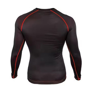 Latest Design Hot Sale <b>Men</b> <b>Compression</b> <b>Shirts</b> Comfortable Fitness Wear Spandex/Polyester Quick Dry & Breathable Regular Fit - Product Image 2