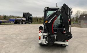 รถตักล้อยางไฮโดรมีค HMK62SS ปี 2022 ใหม่/มือสอง รถแบคโฮและรถตักขนาดเล็ก 3 ตัน พร้อมเครื่องยนต์เพอร์กินส์และปั๊มไฮดรอลิกแบบลูกปืน - Product Image 5