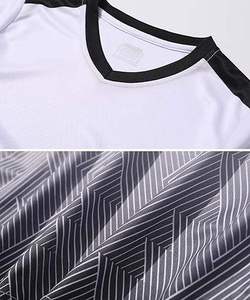 Conjunto de Camiseta de Fútbol Personalizada con Transferencia Térmica para Hombre, Cuello en V, Manga Corta, Transpirable, de Secado Rápido, Antibacteriana, Uniforme de Equipo para Adultos - Product Image 3