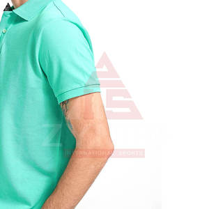 Polo à séchage rapide, confortable et respirant, 100% coton, tissu tricoté, polo en coton grande taille, prix de vente, qualité supérieure - Product Image 3