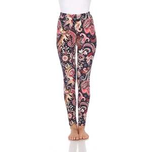 Leggings pour femmes en coton imprimé avec logo OEM personnalisé, taille mi-haute élastique, anti-plis, décontractés, mode estivale urbaine - Product Image 4