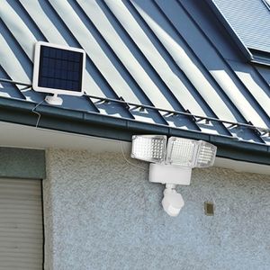 188 <b>LED</b> Outdoor Solar Security <b>Lights</b> 1600lm with <b>Motion</b> <b>Sensor</b> 270 Lighting Angle Waterproof - Product Image 3
