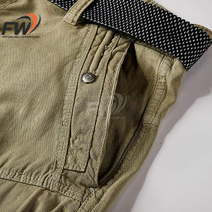 Pantalones Cortos Cargo para Hombre 2026, Nuevos, de Alta Gama, de Cuero Sólido con Pelo de Vaca, Color Negro, Transpirables, de Secado Rápido, Calidad Premium, con Bolsillos y Botones - Product Image 3