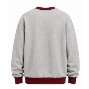 เสื้อสเวตเชิ้ตผู้ชายแบบหนา ผ้าฟลีซนุ่ม อุ่นสบาย สวมใส่สบายทุกวัน พร้อมปลายแขนเสื้อแบบริบ - Product Image 5