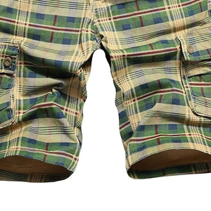 Shorts cargo décontractés pour hommes, taille haute, avec cordon de serrage, en tissu Oxford respirant, séchage rapide, écologique et sportif - Product Image 4