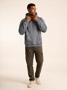 Sweat-shirt de sport en molleton extensible pour homme, pull-over athlétique performant pour la salle de sport, la course à pied, la remise en forme et l'entraînement - Product Image 2