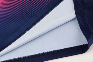 Conjunto de Uniforme de Fútbol para Hombre, Camiseta y Pantalones Cortos Sublimados en Degradado Azul y Rosa, Transpirable, de Secado Rápido, que Absorbe la Humedad - Product Image 5