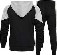 Survêtements de rue pour hommes de haute qualité, très vendus, à motif floral, légers, taille XL, rouge et noir, respirants, avec col à capuche zippé