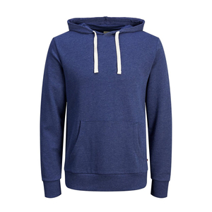 Sweat-shirt à capuche gris pour homme, coupe classique, 100% coton molletonné, pull décontracté avec poche avant, coupe-vent d'hiver, écologique - Product Image 6