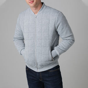 Chaqueta Acolchada Personalizada de Alta Calidad para Hombre, Negra, Ligera, de Lona, con Cierre, Estilo Casual de Invierno, Servicio OEM por AKO - Product Image 5