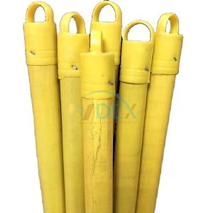 Hogar sostenible madera natural eucalipto escoba mopa manijas 120cm PVC plástico soluciones de limpieza al por mayor - Product Image 1