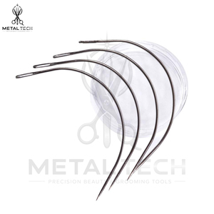 Ultimate Hair <b>Extension</b> Kit Straight, T-Pins, Bent, and Curved Needles Comprehensive Tool Set for Professional Wig Stylists - Product Image 2
