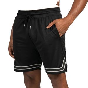 Short de Fitness d'été pour hommes de haute qualité pour musculation à séchage rapide fermeture à glissière motif Cargo pour l'entraînement de gymnastique en cours d'exécution - Product Image 3