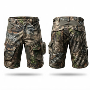 Pantalones Cortos de Caza para Hombre, Reforzados, 100% Algodón, Sólidos, Casuales, de Secado Rápido, Transpirables, Ecológicos, Resistentes al Desgarro - Product Image 1