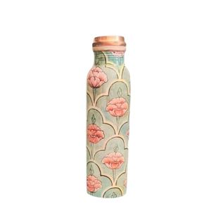 Elegant Design Printed Metal Water Bottle Reusable Leak Resistant Drinking Bottle for Office Travel <b>Gym</b> and Gifting - Product Image 1