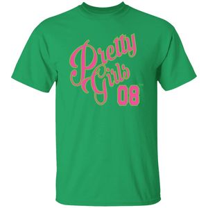 Camiseta Bordada para Mujer, Verde, Manga Corta, Cuello Redondo, Diseño con Detalle en el Pecho, Estilo Casual, Algodón, Moda Urbana - Product Image 1