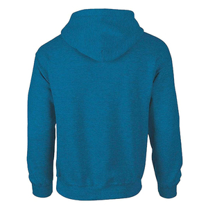 320 GSM 100% Cotton Vintage Fitness Zipper-Up Solid Digital Printing Custom Logo Winter Gym <b>Black</b> Hoodies <b>Men</b> - Product Image 1