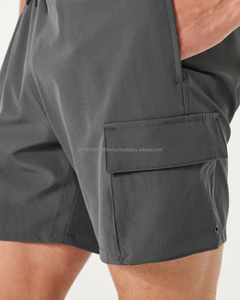 Short de bain de plage d'été à logo personnalisé Short de bain décontracté Streetwear pour homme Short athlétique cargo - Product Image 4