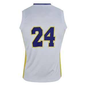 ชุดเสื้อบาสเก็ตบอลและกางเกงขาสั้นแบบซับลิเมชั่นสำหรับผู้ชาย ระบายอากาศได้ดี ผลิตจากโพลีเอสเตอร์ 100% ชุดยูนิฟอร์มทีมแบบสั่งทำพร้อมโลโก้ส่วนตัว - Product Image 3