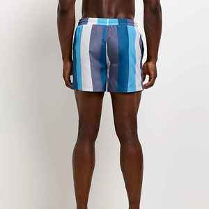 Shorts de bain décontractés pour hommes, personnalisés, en gros, pour l'été, tricotés, séchage rapide, respirants, en polyester écologique, vêtements de fitness, OEM - Product Image 2