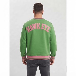 Sudadera Casual para Hombre HAWK EYE SPORTS, Nueva Moda, 350g, Hombros Caídos, Corte Regular, Cuello Alto, Estampado, Otoño - Product Image 2