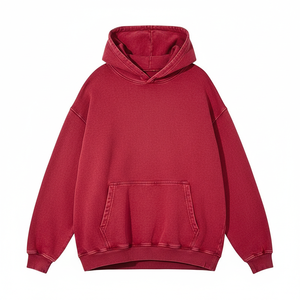 Sweat-shirt à capuche tendance en molleton de coton avec coupe streetwear moderne - Product Image 1