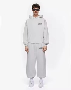Ensemble de survêtement pour homme, personnalisé, de qualité supérieure, avec capuche, fermeture éclair intégrale, pour l'hiver, idéal pour le sport, la gym et le jogging - Product Image 1