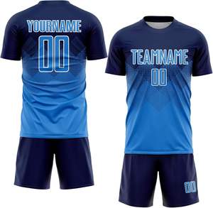 ราคาโรงงานขายส่ง เสื้อฟุตบอลออกแบบเองตามสั่ง ชุดฟุตบอลสโมสรแบบซับลิเมชั่น ชุดฟุตบอลชาย - Product Image 5