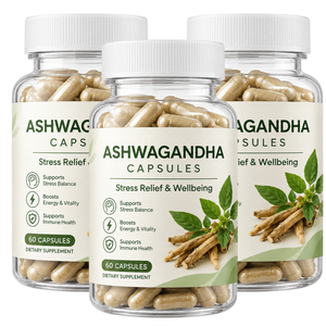 Capsules d'Ashwagandha OEM/ODM 500mg, 60 unités, complément naturel de Withania Somnifera pour la relaxation et un meilleur soutien du sommeil - Product Image 3