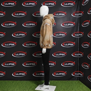 Sudadera con Capucha Tie-Dye de Alta Calidad, Oversize, de Algodón Tejido, Casual, para Otoño, con Bolsillo, Corte Regular, Lavado Ácido - Product Image 3