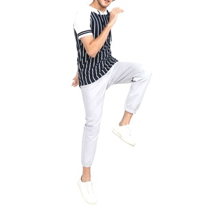 กางเกงวิ่งผู้ชายแบบสั่งตัด ป้องกันรอยยับ ผ้าแคนวาสน้ำหนักเบา สีพื้น ทรงเข้ารูป ดีไซน์เรียบง่าย สไตล์ลำลอง รุ่น 2026 - Product Image 3