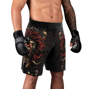 กางเกงมวยไทยคุณภาพสูงสั่งทำได้ตามต้องการ ดีไซน์ทันสมัย กางเกง MMA สวมใส่สบายสำหรับผู้ชาย สามารถปรับแต่งได้ - Product Image 4