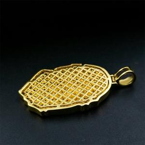 Joyería Hiphop de Alta Calidad, Personalizada, en Plata de Ley 925, con Micro Pavé de Circonia VVS y Moissanita, Colgante 3D - Product Image 2
