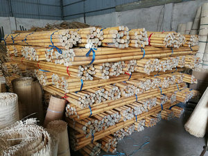Natural Rattan Sticks Canes & <b>Poles</b> (50-500cm)-Traditional Round Design for Plant Training & Garden Furniture - Product Image 3