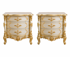 Suite de chambre à coucher style Maharaja Cal King, lit à baldaquin de luxe en teck massif sculpté à la main, style Maharaja, pour les États-Unis - Product Image 3
