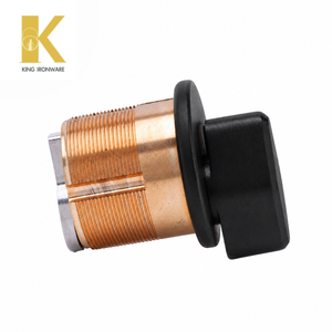 Poignée de porte à bouton tournant ou option ADA, laiton noir mat 28 mm pour la sécurité des portes de bâtiments commerciaux - Product Image 6