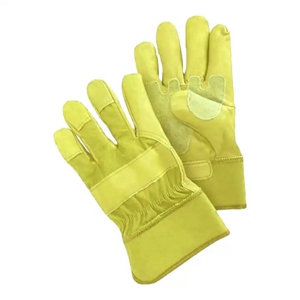 Gants de sécurité en cuir pleine fleur robustes pour les travaux lourds, protection des mains pour les ouvriers du bâtiment canadien - Product Image 4