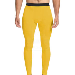Pantalones de Compresión de Cintura Alta para Hombre 2026, para Fitness y Gimnasio, Spandex/Poliéster, Secado Rápido y Transpirables, Colores y Logotipo Personalizables - Product Image 3