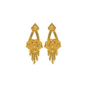 Wholesale Brass 14K 18K 24K Dye Gold Plated Forming Necklaces, Traditional Design Jewelry Set, Festive Wear Fashion Jewelry Set. - Product Image 5