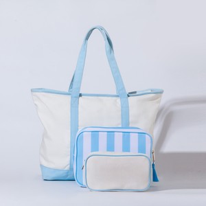 Bolsa de Transporte para Barcos Personalizable, Material de Poliéster/Algodón, Ribete Azul, Resistente al Agua, Ecológica, Correa Ajustable, Incluye Accesorios a Juego - Product Image 1
