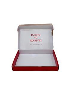 Custom Eco Friendly Recycled Materials Corrugated Board Self Erecting <b>Red</b> <b>Paper</b> Carton Box Custom Logo for Jewelry Photo Frame - Product Image 5