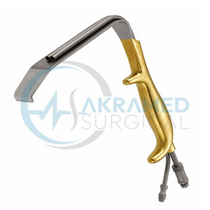 Retractor de Aumento de Senos Tebbetts Premium de 36 mm x 15 cm con Fibra Óptica, Instrumento de Cirugía Plástica con Succión, Certificado CE - Product Image 1