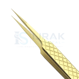 Pince à épiler de précision antistatique en acier inoxydable à pointe affûtée pour séparation des cils, modèle Ijrak chirurgical amélioré, vente en gros - Product Image 3